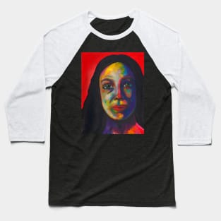 Expressionism girl portrait Baseball T-Shirt